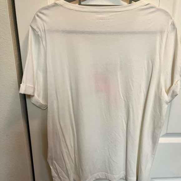 🟡KATE SPADE BROOME STREET PRE-LOVED AUTHENTIC WHITE & RED PARROT COTTON TSHIRT - Picture 11 of 17